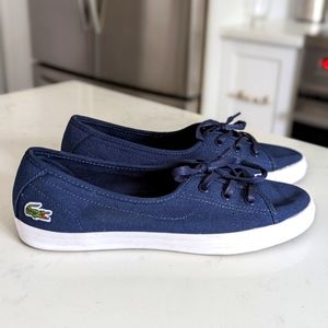 Lacoste women shoes, navy blue